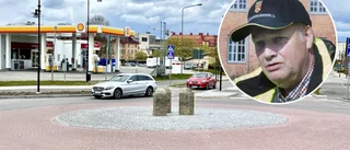 Stenkolosser ska hindra folk att snedda över rondellen: "De ska hålla ytterkurva"