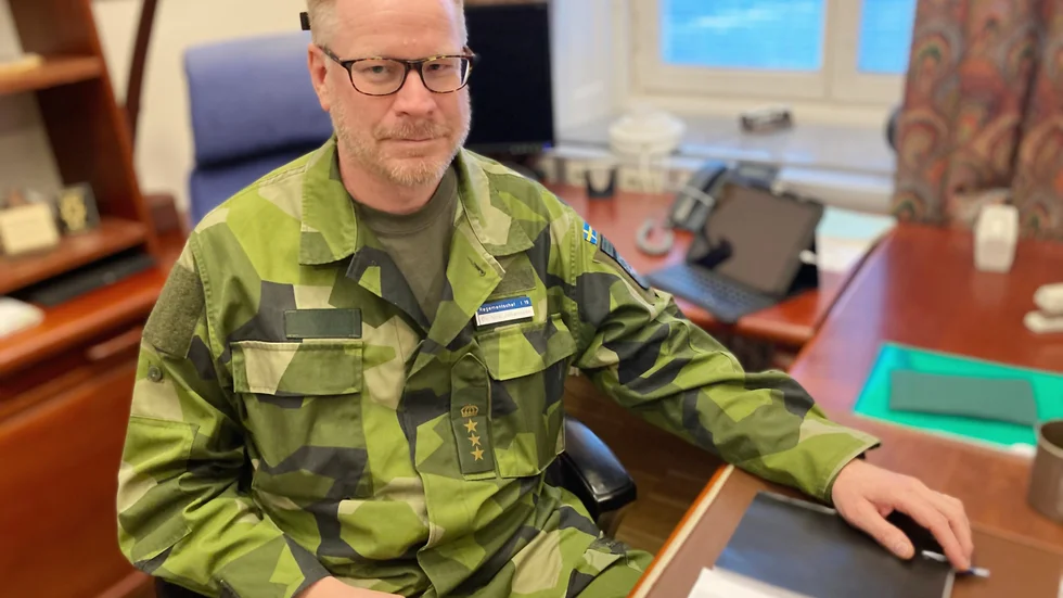 Överste Nils Johansson, chef för Norrbottens regemente, ser positivt på framtiden för Norrbottens regemente, 19, men även K 4. " Det känns glädjande med utökningen häruppe."