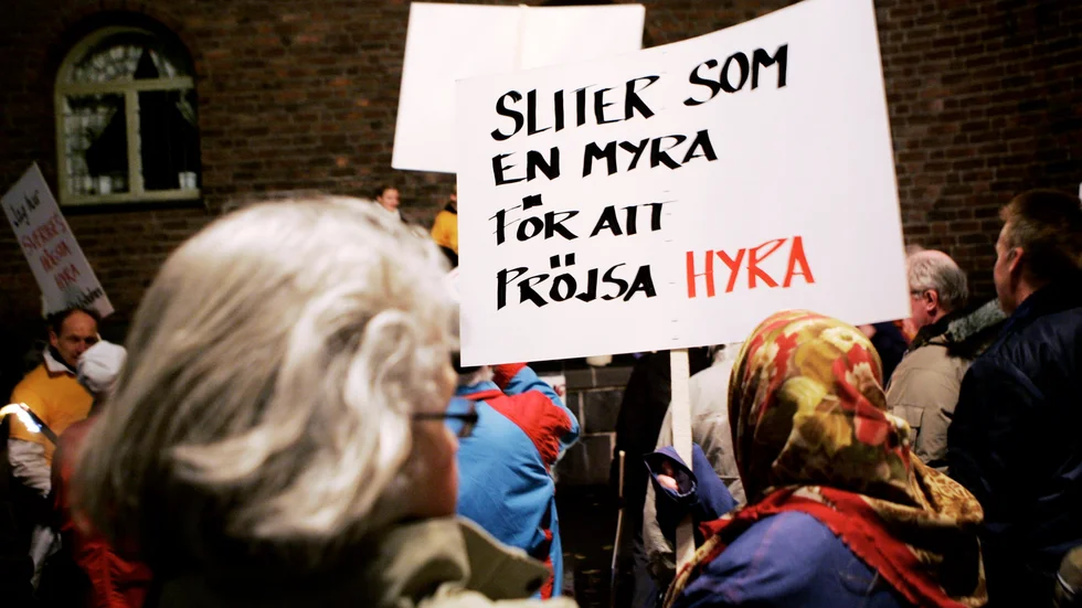 Ingen vill ha höjd hyra men alla vill ha underhåll.