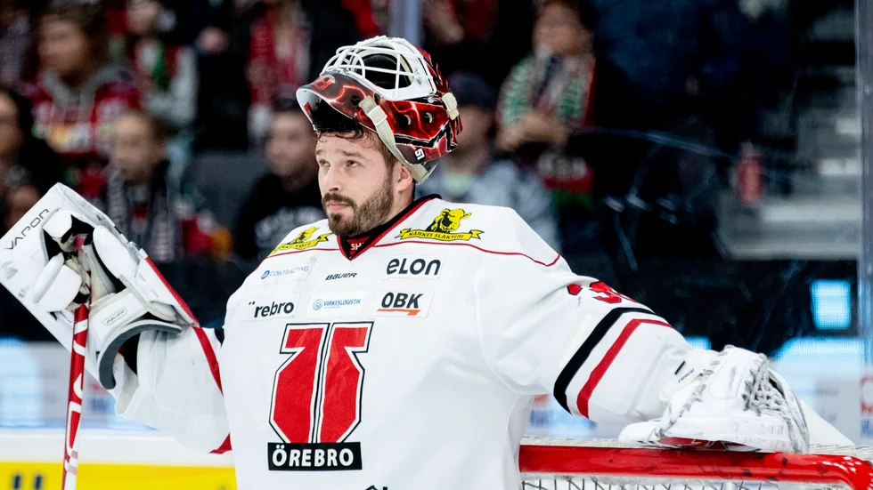 Dominik Furch, tidigare i Örebro, glänste i debuten för Färjestad. Arkivbild.