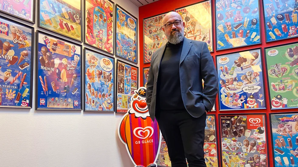 Igor Papec är fabrikschef på GB Glace i Flen.