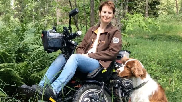 Angela Atzori brukar åka till skogen vid Aspvägen för att gå ut med sin hund och plocka svamp.