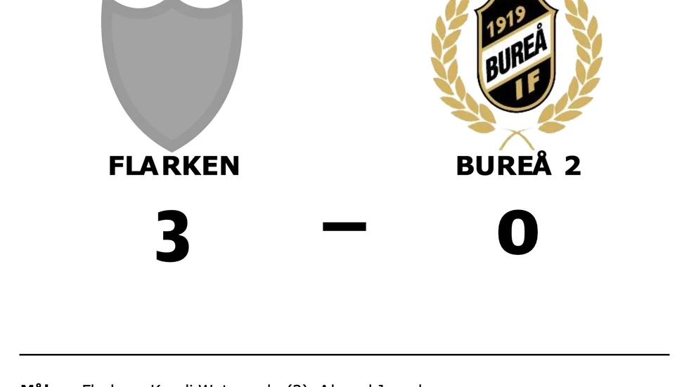 Flarken vann mot Bureå 2