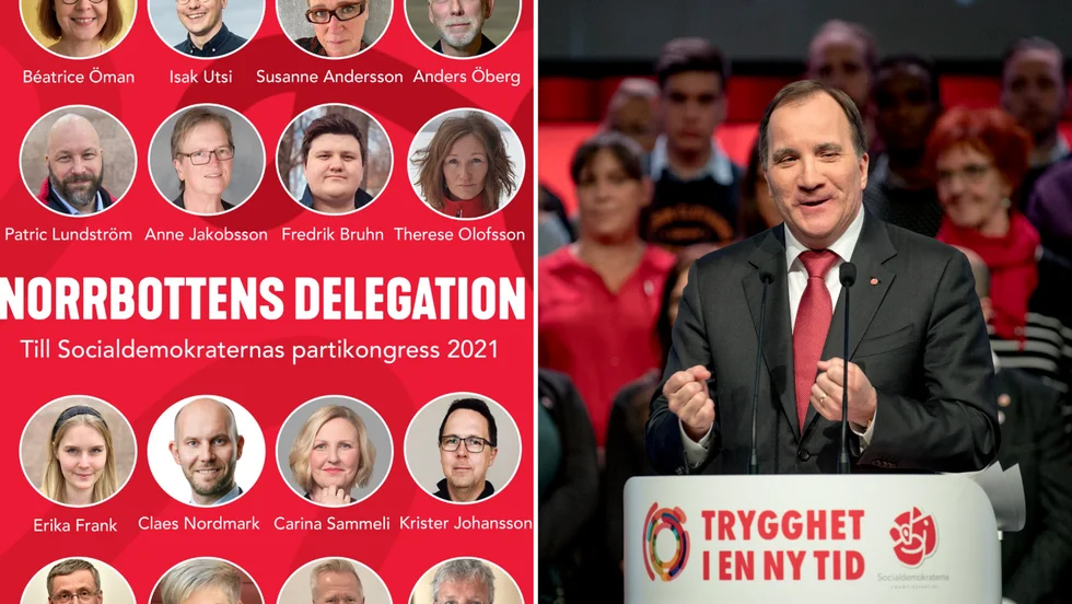 Stefan Löfven samlar styrkorna i Göteborg 3-7 november. Partimedlemmarna i Norrbotten företräds av 16 ombud på S-kongressen.