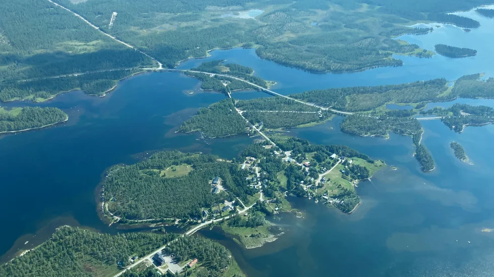 Norrbotten bjöd upp till soligt väder under resan.