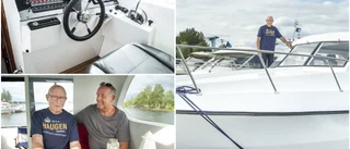 Efter tretton års byggande har Kurt sjösatt sin båt: "Hon går fint i vattnet"
