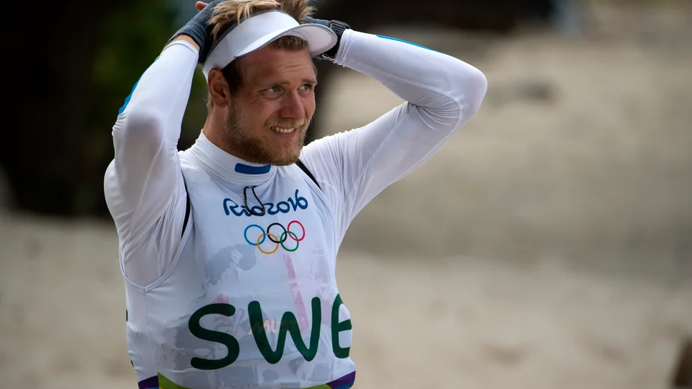 Max Salminen under OS i Rio 2016. Arkivbild.