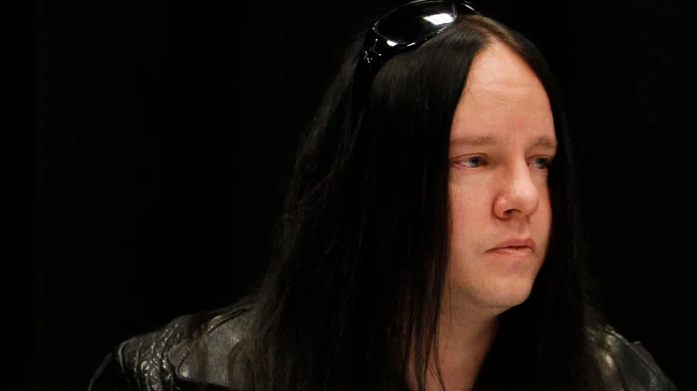 Slipknots tidigare trummis Joey Jordison har avlidit. Arkivbild.