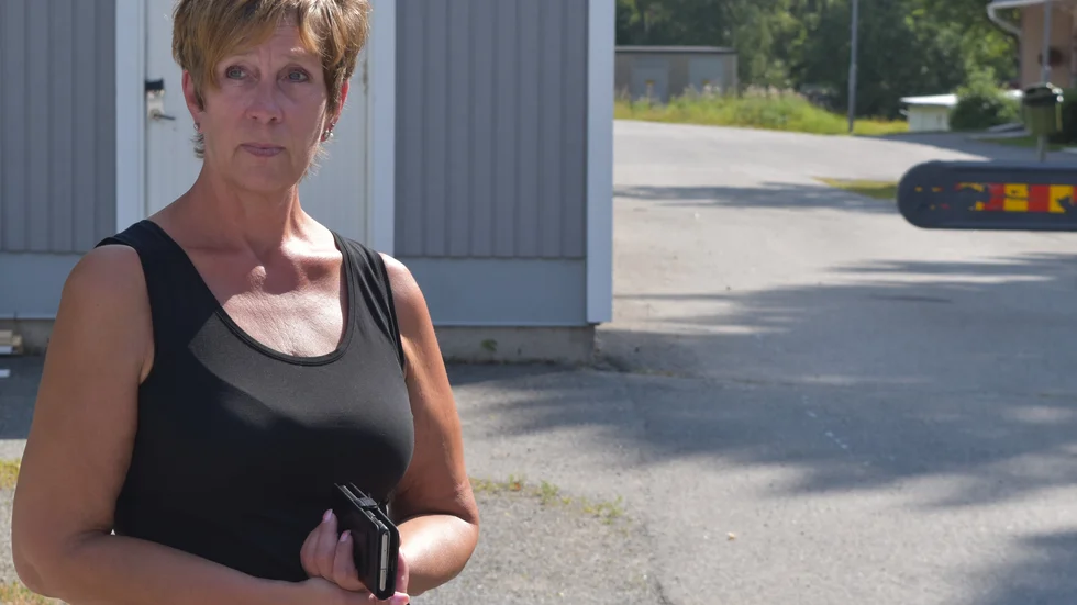 Lisbeth Åström tycker det varit väldigt jobbigt. ”Jag känner mig hemlös”, säger hon.