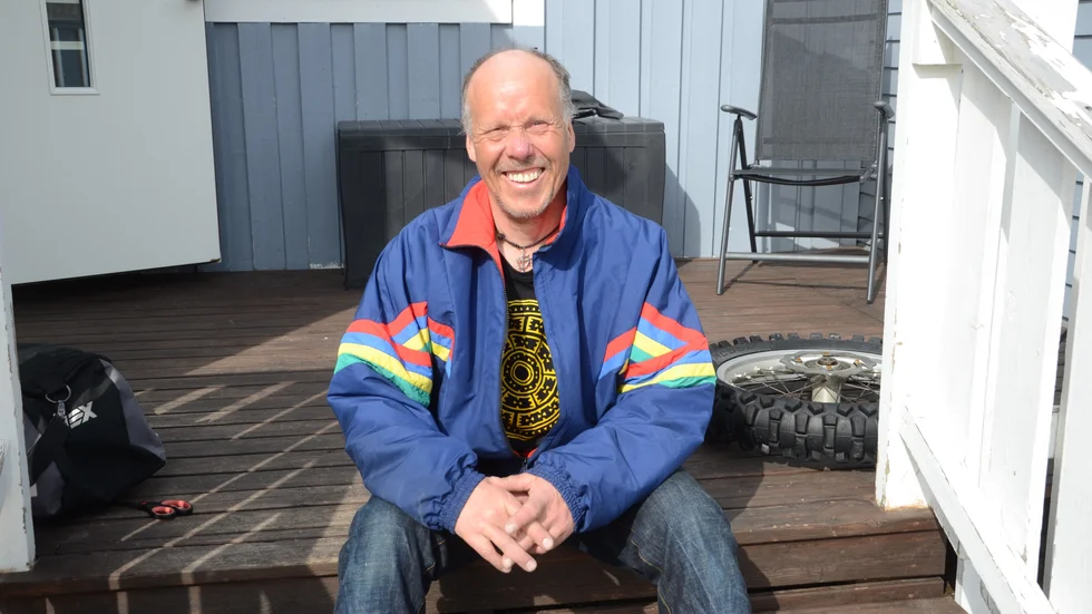Rickard Länta har all anledning att dra på munnen efter Greta Thunberg Foundations donation på två miljoner kronor till samebyn.