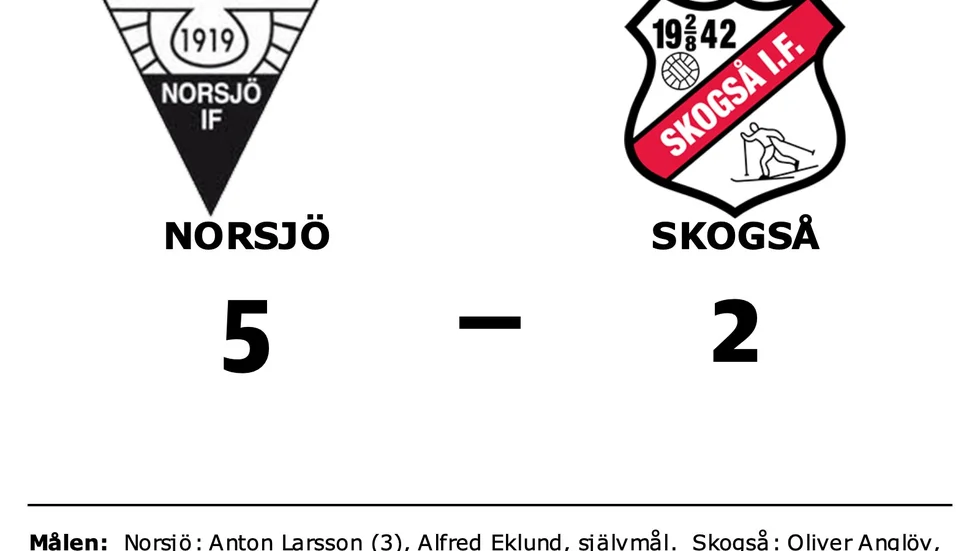 Norsjö IF vann mot Skogså IF