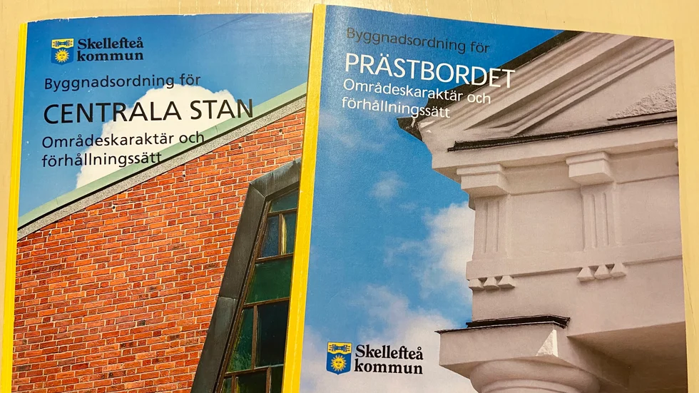 Två av de byggnadsordningar som redan gjorts. 