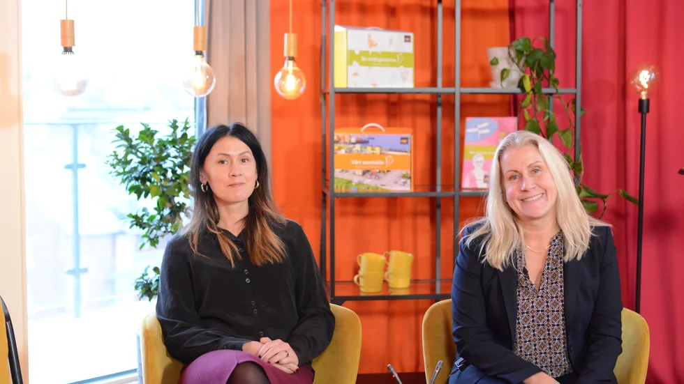 Ida Lindh, Skellefteå kommun och Carina Hafrén medverkade i skolkonferensen.