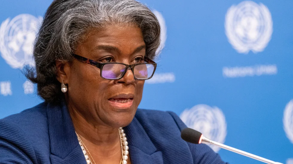 USA:s FN-ambassadör Linda Thomas-Greenfield. Arkivbild.