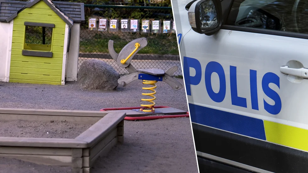Polisen ryckte ut till en förskola i Eskilstuna efter att en påse med misstänkt droginnehåll hittats. Bilderna är tagna i  andra sammanhang.