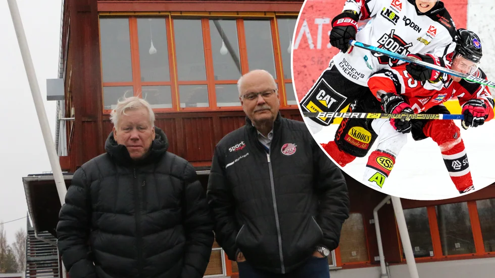 Kjell-Anders Johansson och Ove Marklund hoppas på en lösning av konflikten så att Piteå och Boden kan mötas på fredag.