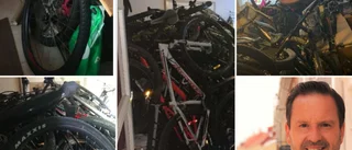 Peters cykel stals i Eskilstuna – dök upp i proppfull Uppsalalägenhet år senare: "Oväntat men kul"