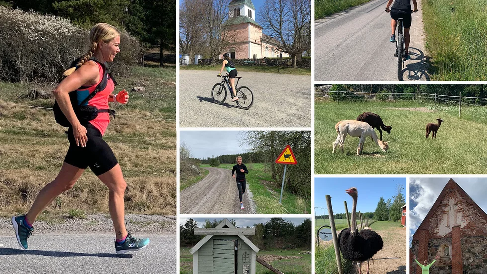 Frida Södermarks sista del i serien för att ge motivation till motion går till Vikbolandet. Här blir det besök både på strutsfarm, alpackor vid Visätter gård, Å kyrkoruin och mycket mer.