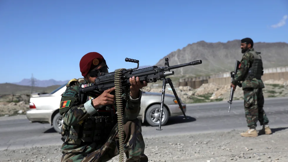 Afghanska säkerhetsstyrkor är utsatta för attacker i Afghanistan. Arkivbild.