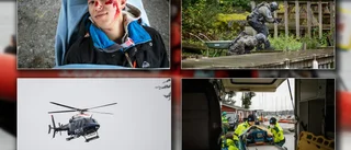 Statister och polis på plats – storövningen påminde om Utöya