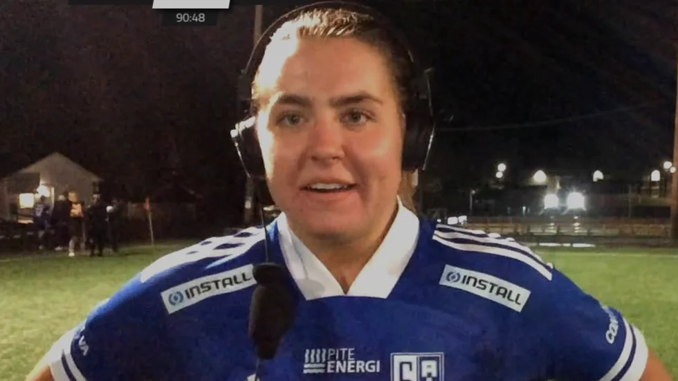 Klara Enberg gjorde två mmål för Storfors.