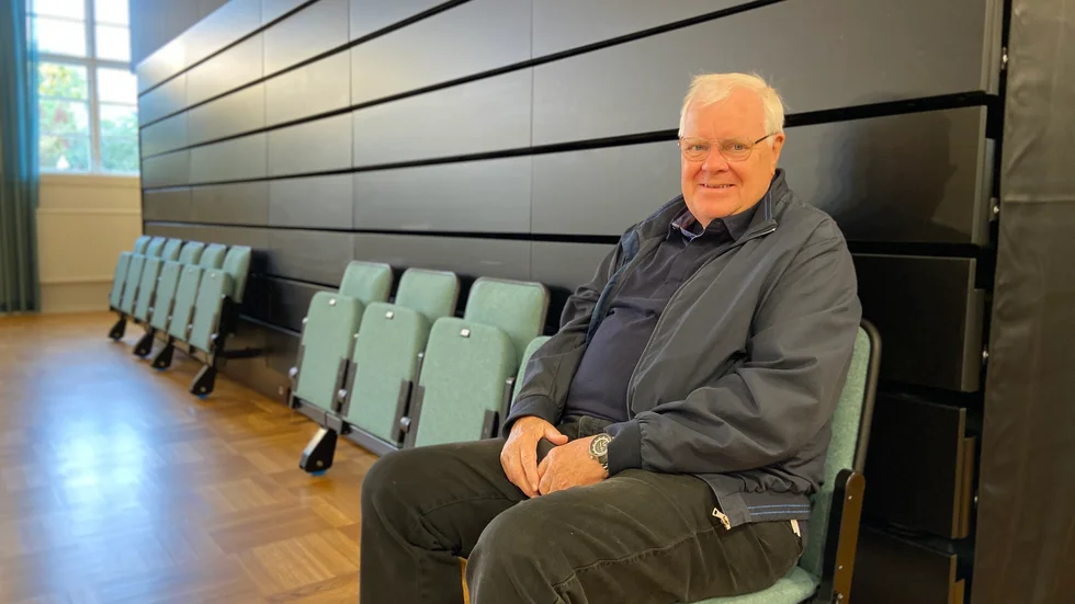 Mikael Karlström är ordförande för den ideella organisationen som driver Trosa bio.