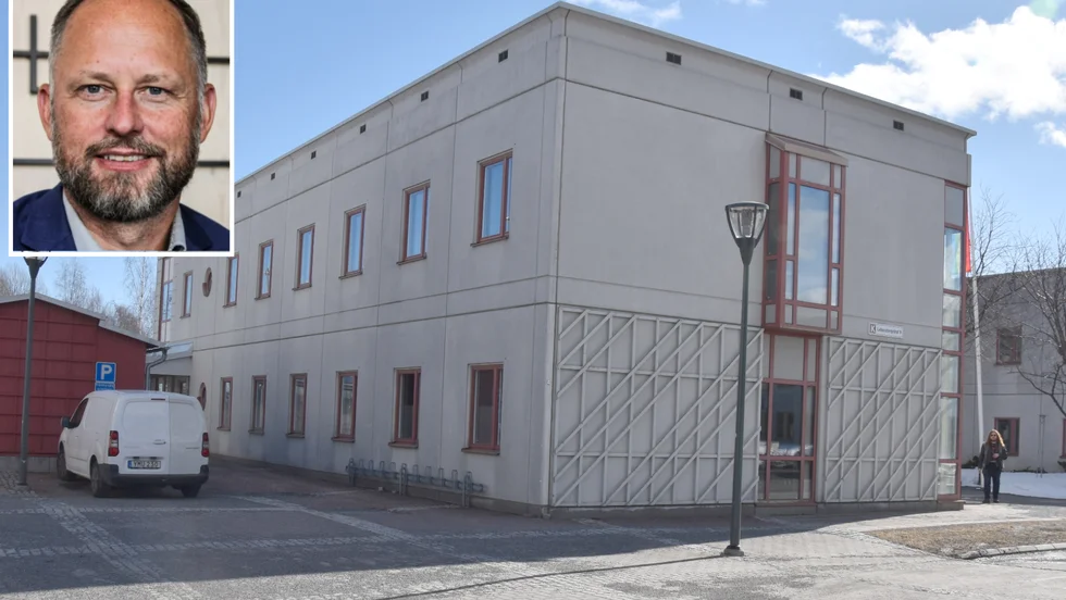Här, i Evrys tidigare lokaler på Campus i Skellefteå, öppnar i höst en Science Park. Skellefteå Science Citys vd Johnny Högberg (infälld) hoppas att det blir en community där man möts över gränser.