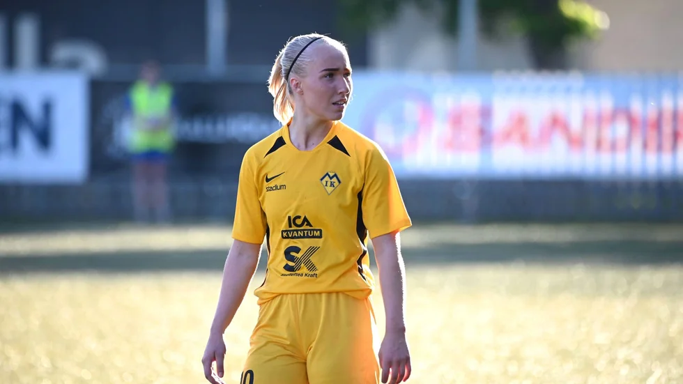 Wilma Dahlgrens Myckle åkte på säsongens första förlust i sista matchen innan sommaruppehållet.