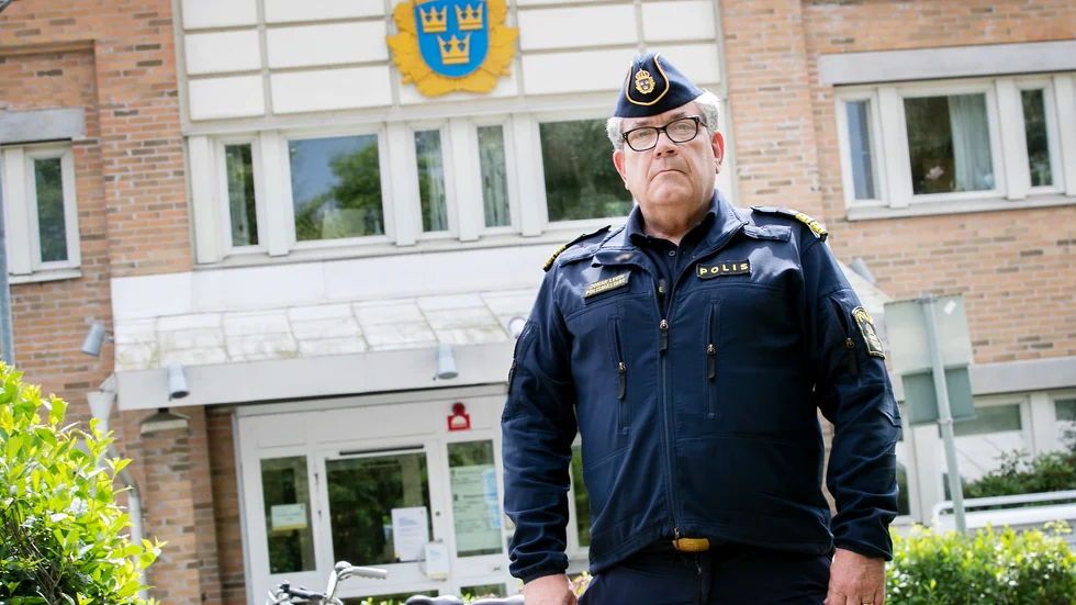 Polisområdeschef Johan Levin.
