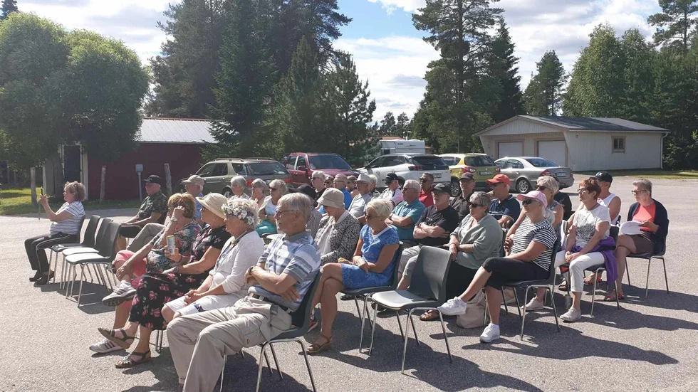 40 personer slöt upp på årsmötet för Sikfors PRO.