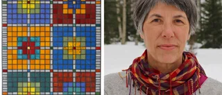 Gudrun Söderholm gör mosaik av tornedalska vävmönster "Jag vill lyfta kvinnornas kulturella arv"