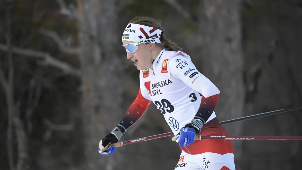 Ebba Andersson vann före Charlotte Kalla på Lugnet i Falun.