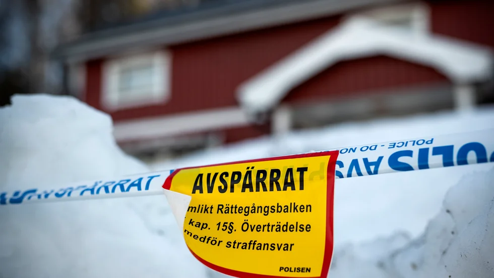 En person har anhållits misstänkt för mord i en by utanför Piteå. 