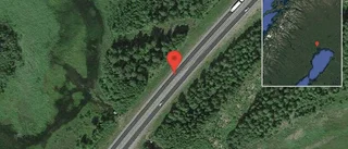Singelolycka på E4 - stopp i båda riktningarna