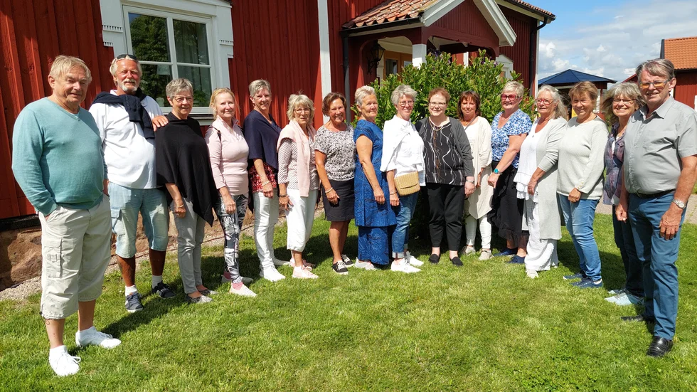 Fr vänster: Åke Eriksson, Benny Hermansson, Annika Carlsson, Agnetha Sjöstedt, Ingabritt Åström, Annika Jonsson, Susanne Gustavsson, Gittan Lexell, Agneta Petterson, Yvonne Andersson, Yvonne Gustavsson, Anita Klevstig, Maeiwy Årberg, Berit Flodén, Ulla Erikssson och Per Johansson.