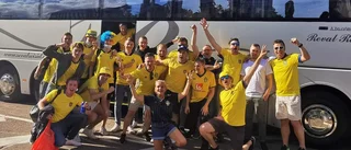 Eskilstunagänget tog bussen till Sankt Petersburg för att se Sverige – Slovakien: "Får vara kreativ"
