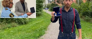 Roger Petersson stoppade överfall – hyllas av polisen