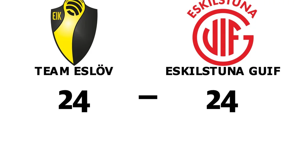 Eslövs IK Elit spelade lika mot Eskilstuna Guif