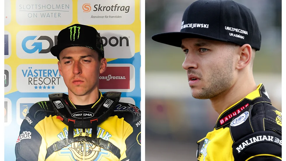 Duon Pawel Przedpelski och Vadim Tarasenko lämnar Västervik Speedway. Beskedet kom under måndagskvällen.