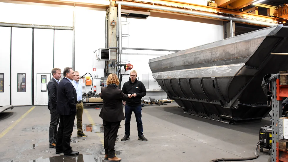 Exportkreditnämnden, EKN, besökte Kiruna Wagon under fredagen. Företaget har stora exportplaner på gång. 