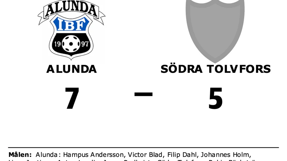 Alunda IBF vann mot Södra Tolvfors IF