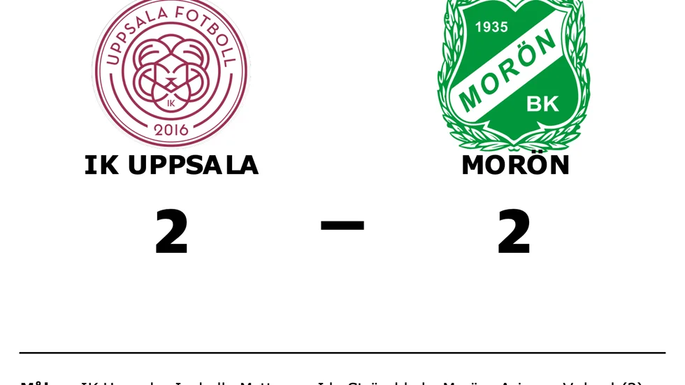 IK Uppsala spelade lika mot Morön