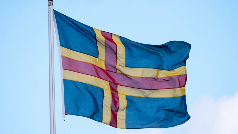 Ålands flagga.