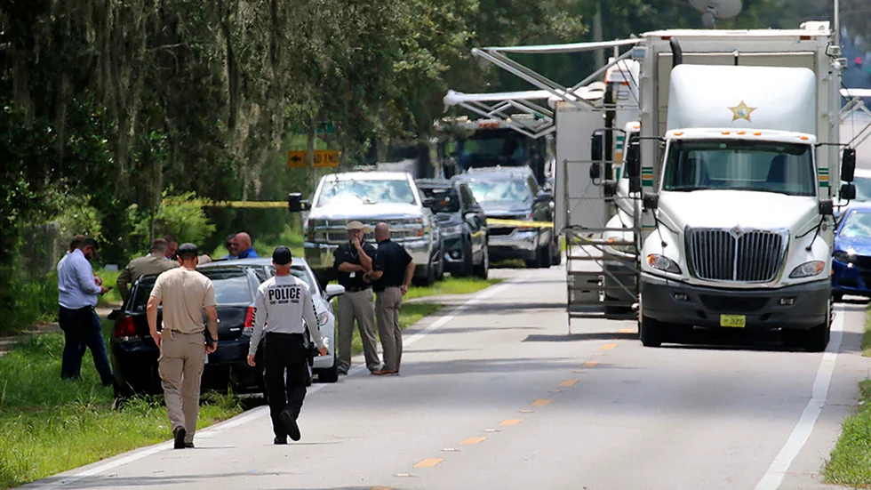 Skjutningen inträffade i Polk County i Florida på söndagen.
