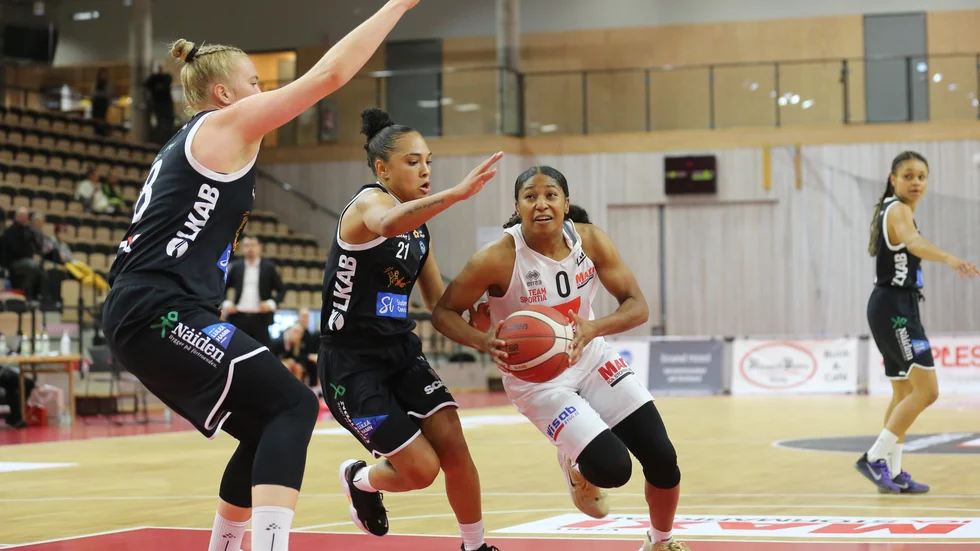 Davion Wingate gjorde en storslagen insats när Visby Ladies tog andra raka segern.