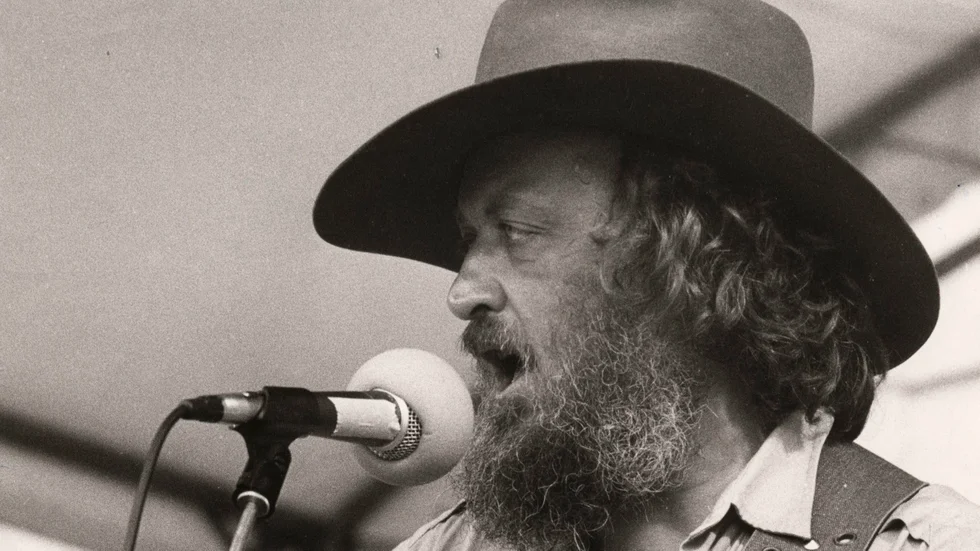 Ewert Ljusberg vid en konsert 1984. Arkivbild.