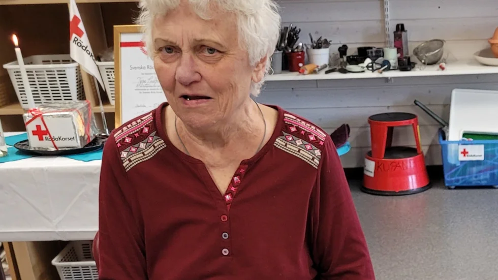 Anita Drugge var en eldsjäl inom Pajala Rödakorskrets minns föreningskollegorna.