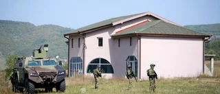 Ökad militär närvaro vid gränsen mot Kosovo