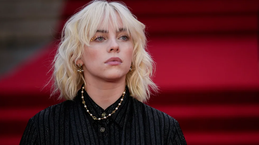 Billie Eilish ansluter sig till "mardrömsgänget" i "The nightmare before Christmas". Arkivbild.