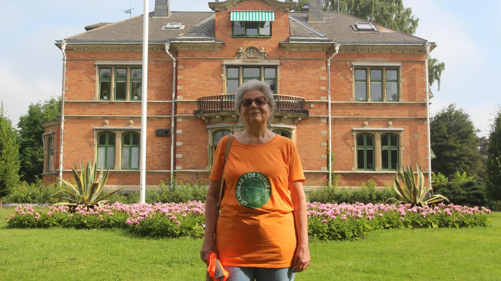 Dorothee Hildebrandt söker sponsorer till en elcykel för att cykla till klimatkonferensen i Glasgow. 